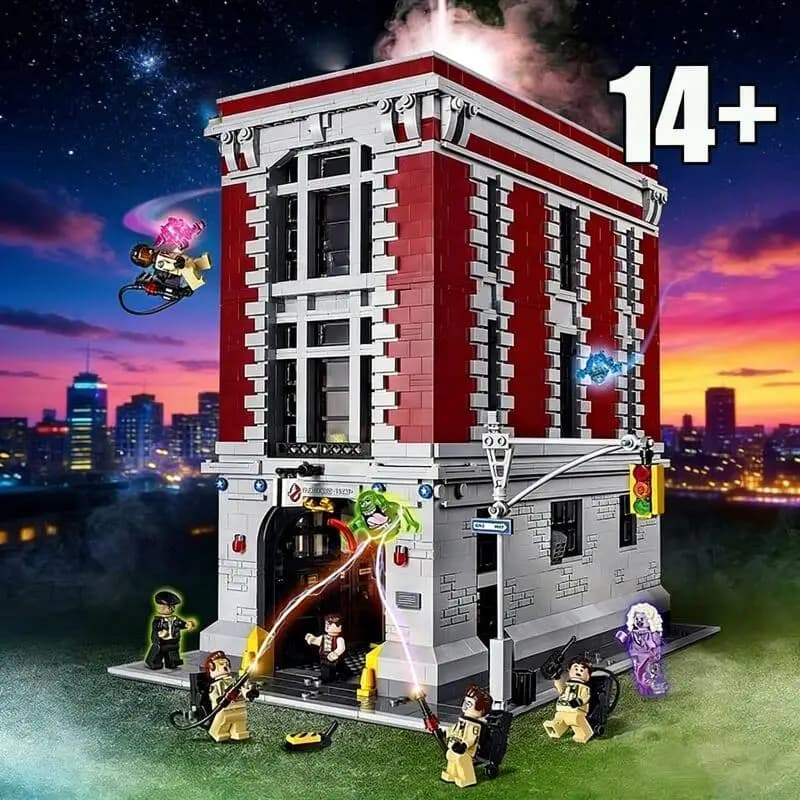 2026 Disponibile 4634 pz Set Costruzioni Compatibili Ghostbusters Firehouse Headquarters Mattoncini per Bambini e Adulti Regalo 75827