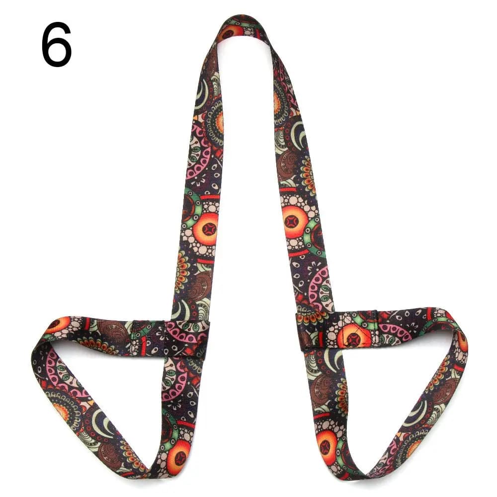 Elastic Adjustable Transport Straps for Multicolor Exercises Yoga Mat Belts Yoga Belts Sports Shoulder Belt