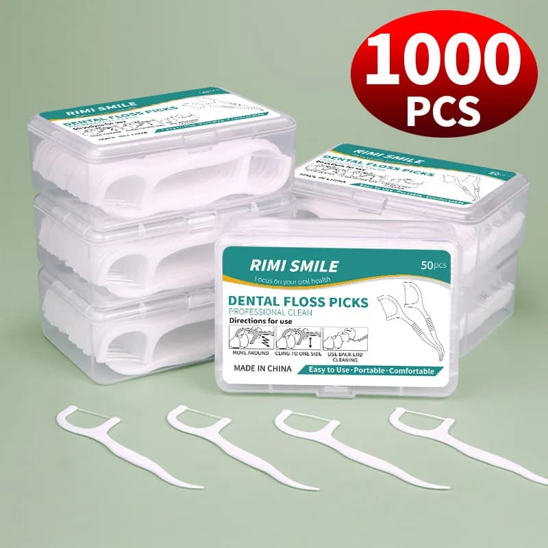 50/150/300/600/1000 pieces of interdental wire stick instruments for oral hygiene