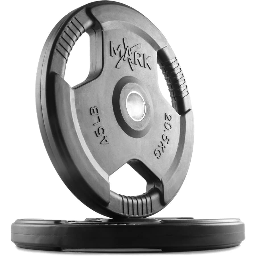 TRI-GRIP Couple or set of weight plates Weights for exercises covered in rubber for weight sets for exercise for balance wheel strength