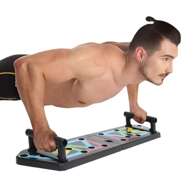 Supporto Integrato per Flessioni e Trazioni, Attrezzo per Allenamento di Forza Muscolare