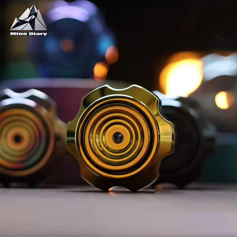 Mini Fidget Spinner Antistress, Giocattolo EDC, Hand Spinner, Fidget Slider, Giocattoli per Adulti, Giocattoli in Metallo per Decompressione, Idea Regalo