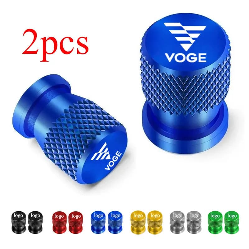 2PCS Tire Valve Caps Tyre Stem Covers Airdust Waterproof For Loncin Voge 300DS 300 AC 300 RR 300 R 300 DS 300RR 300R 300AC
