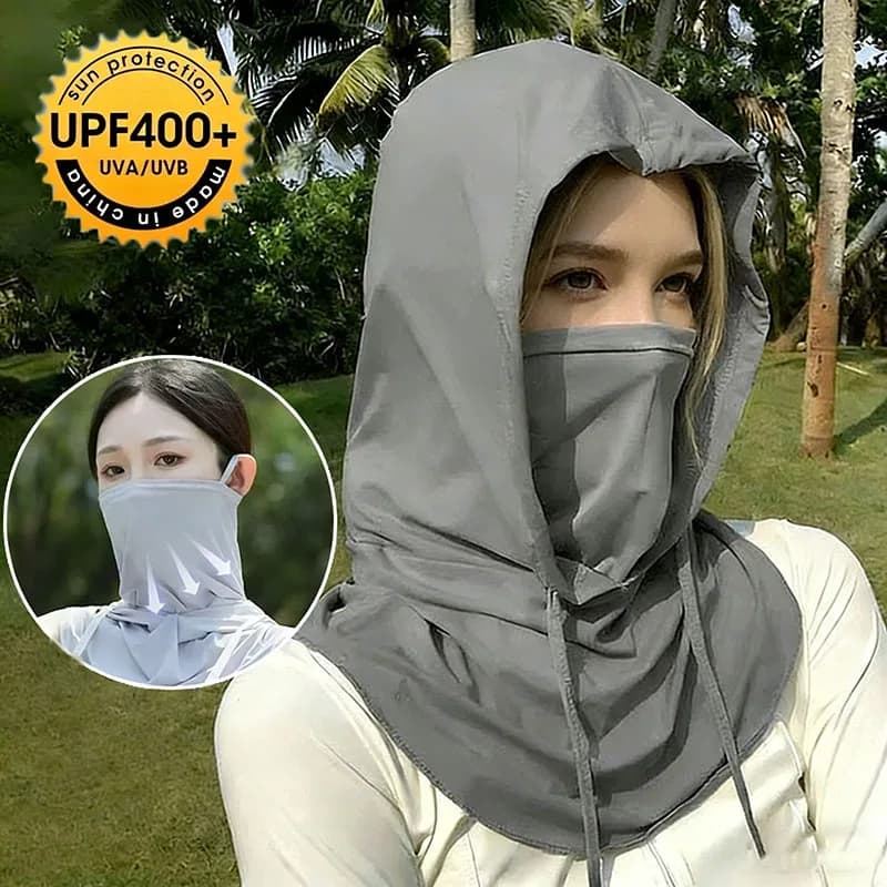 Breathable Sunset with Solar Protection, Rapid Drying, Unisex Anti-UV Integral Mask for Cycling, Motorcycle and Fishing