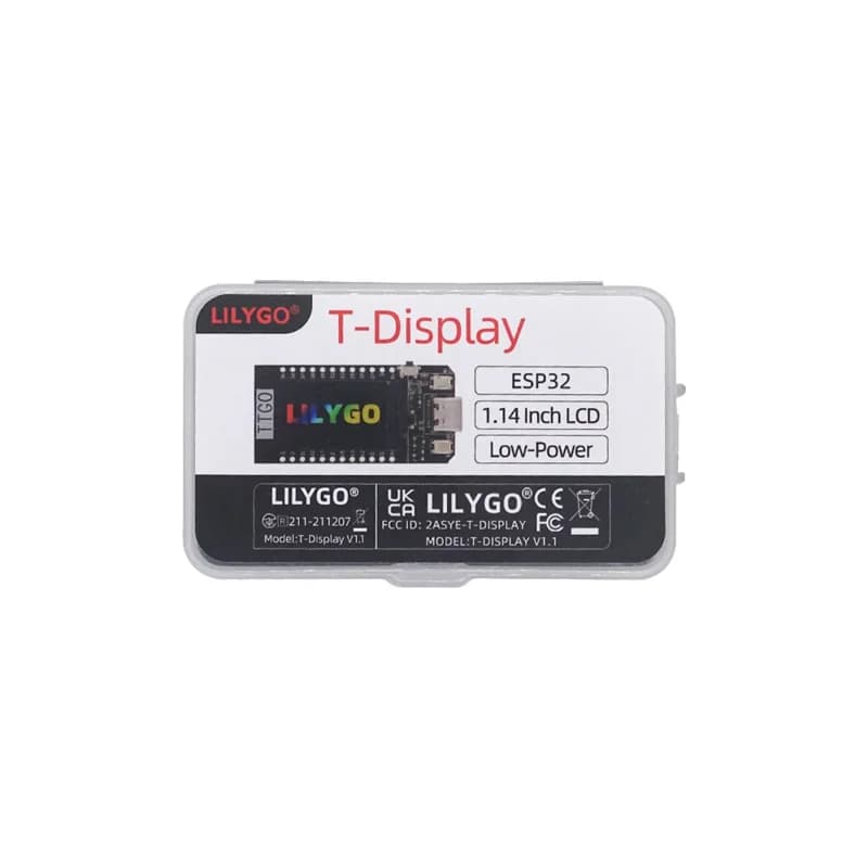 Scheda di sviluppo modulo WiFi e Bluetooth TTGO T-Display ESP32 per scheda di controllo ESP32 LCD da 1,14 pollici Arduino