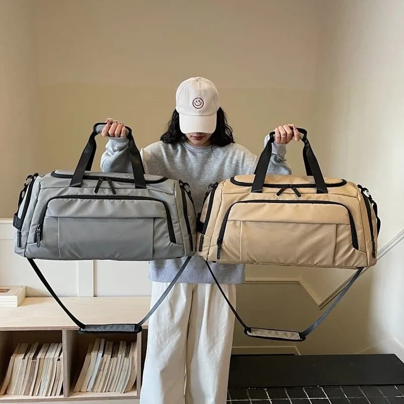 Large-capacity wet and dry separation, travel bags, luggage backpacks, fitness