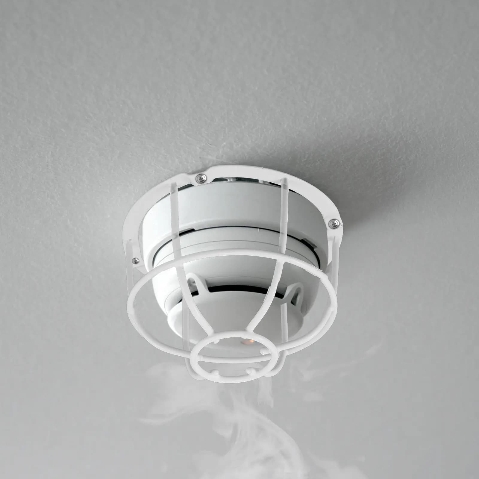 Fire Sprinklers Guard Cage Protector Ceiling-Mounted Fire Detector Cover Safety Commercial Smoke Alarm Protective Cage Bracket