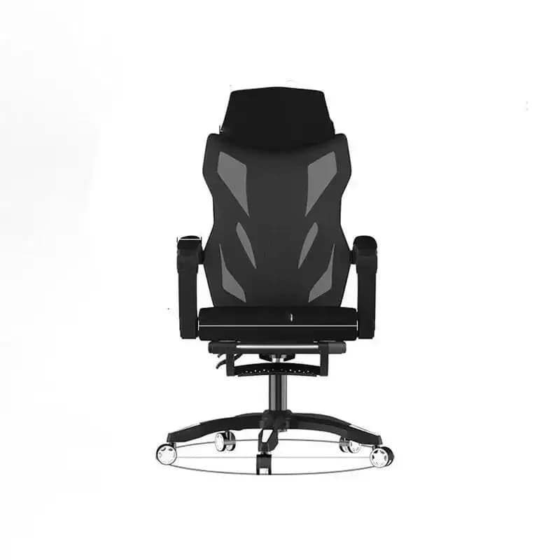 Poltrona Reclinabile Nera Ergonomica e Confortevole, Sedia da Gaming Moderna per Ufficio, Sillas De Oficina, Arredamento