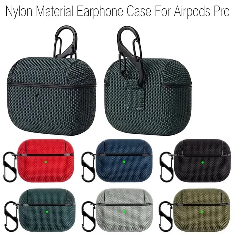 Custodia protettiva per auricolari in nylon antiurto per AirPods Pro 2 1 Custodia protettiva per auricolare Bluetooth senza fili per Airpods 3 2 1 Custodia per cuffie