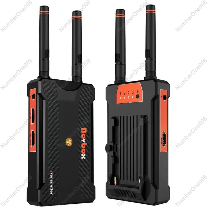 Ricetrasmettitore extender trasmissione wireless HD HDMI per proiettore TV con schermo per fotocamera del computer con supporto per batteria
