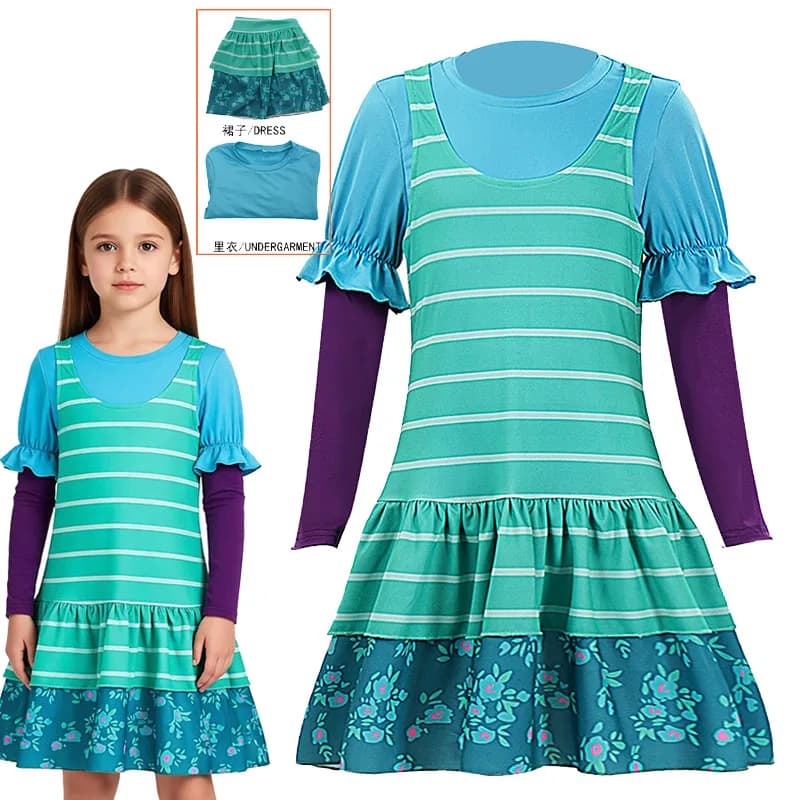 Costume cosplay anime Principessa Bonnie, abito corto per cosplay da donna, per performance teatrali o uso quotidiano, stile appuntamento, stile Story