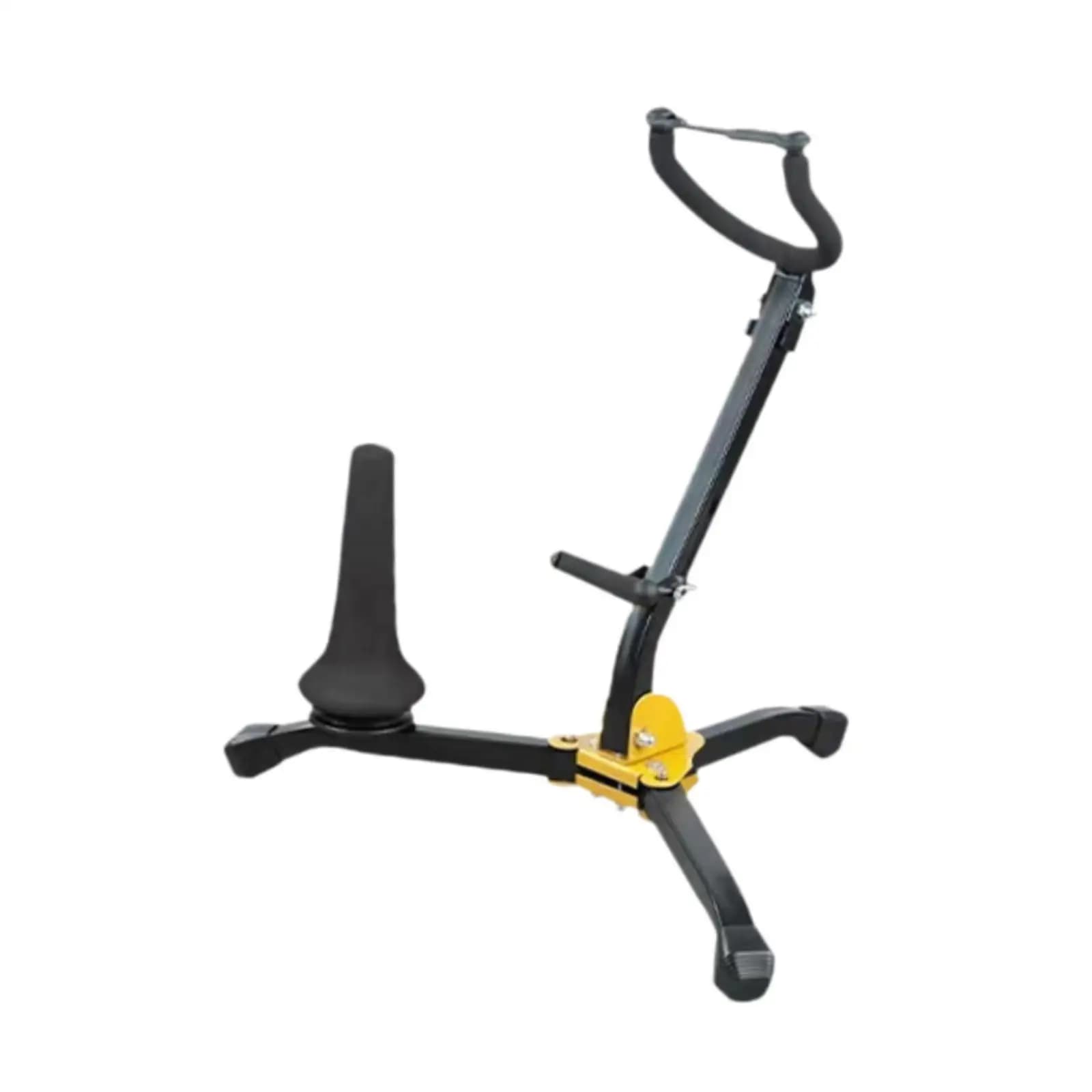 Foldable Saxophone Stand Wind Instrument Professional Portable Musical Instrument Accessory Support Rack Alto Tenor Sax Stand
