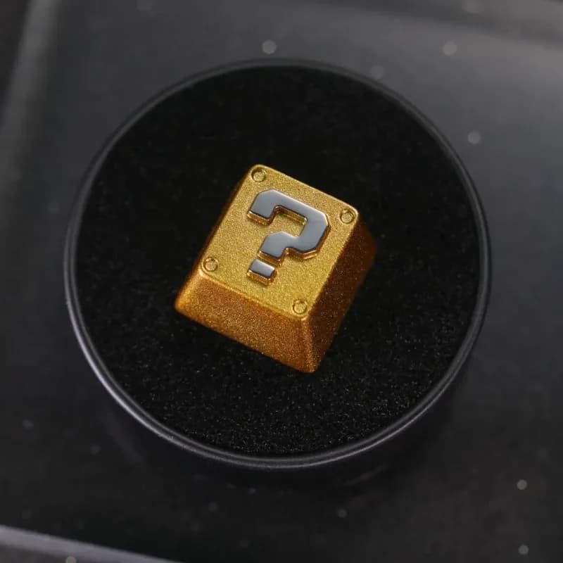 Pokemon Keystone Artisan Keycap per tastiera meccanica punto interrogativo tema Anime zinco lega di alluminio metallo personalizza regali