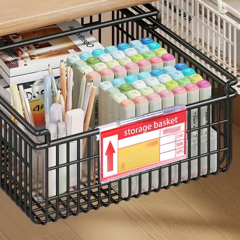 Portaetichette in PVC trasparente da 20 pezzi, portaetichette di prezzo riutilizzabile in plastica, adatto per grandi centri commerciali, supermercati, piccoli negozi