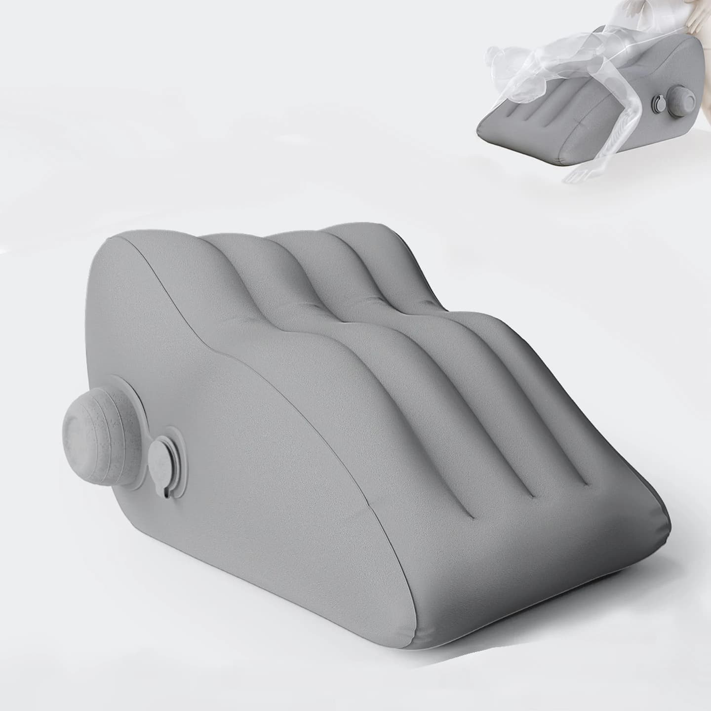 Cuscino Gonfiabile a Triangolo per Posizioni Intime, Supporto Magico per il Corpo, Ideale per Coppie, Cuscino Extra Large per Posizioni Profonde