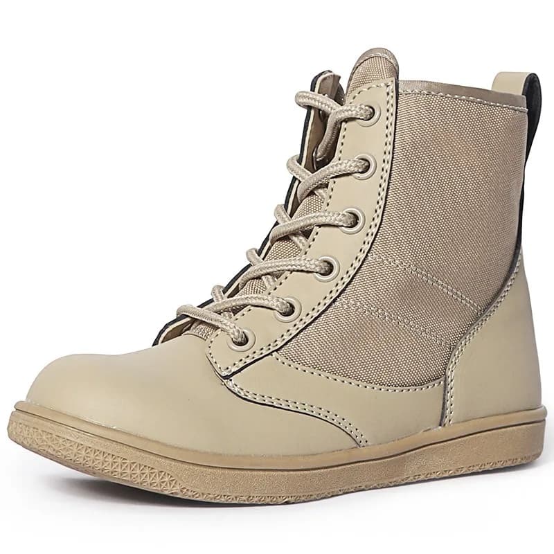 Stivali tattici per bambini Sneakers per bambini Scarpe da arrampicata per escursionismo all'aperto 27-40 Stivali da allenamento in tela di pelle ultraleggera