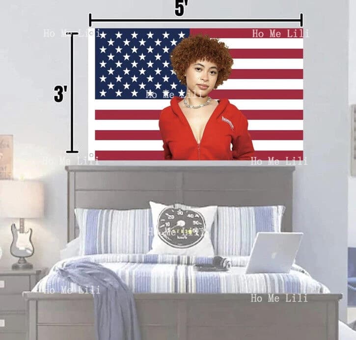 Music Star Ice Spice Wall Tapestry Funny Decor