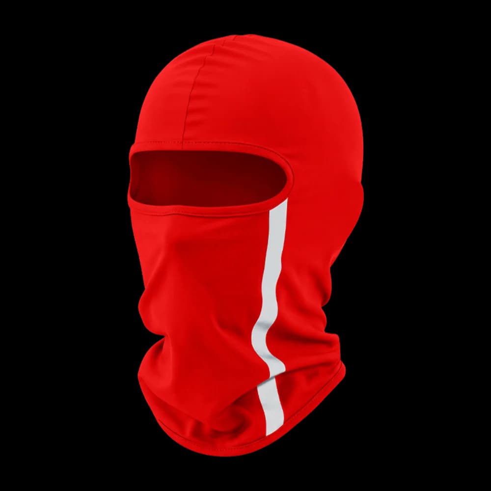 Reflective Balaclava Face Mask Breathable Ice Silk Motorcycle Mask Quick Dry Sun Protection Full Face Mask Riding Cycling