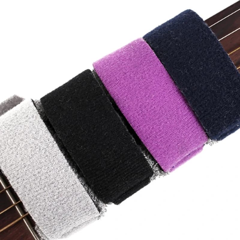 ABLB-Guitar Fret Strings Mute Dampeners Muter Wraps Acoustic Classic Guitars Bass Ukulele Instruments Accessories