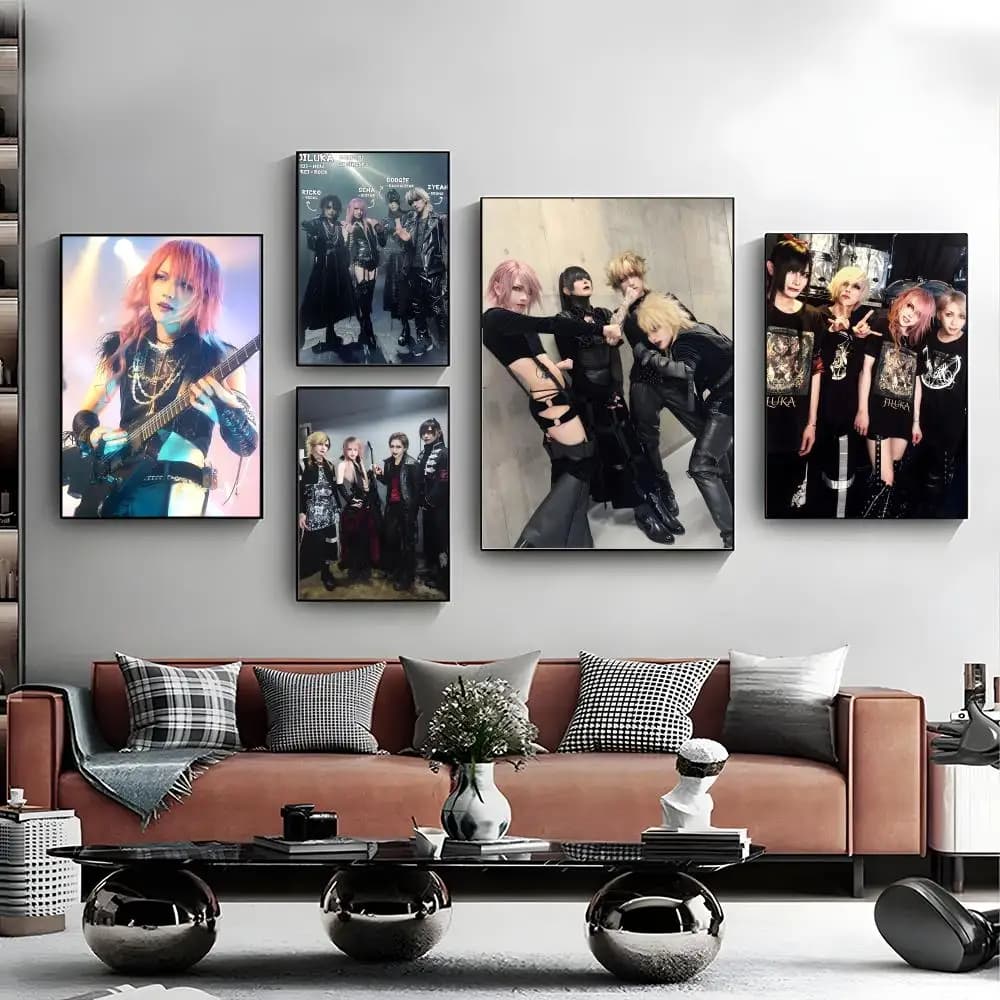 Visual Kei Rock Band JILUKA Poster Canvas Wall Art Print Poster Decorative Mural Home Decor Gift Unframed