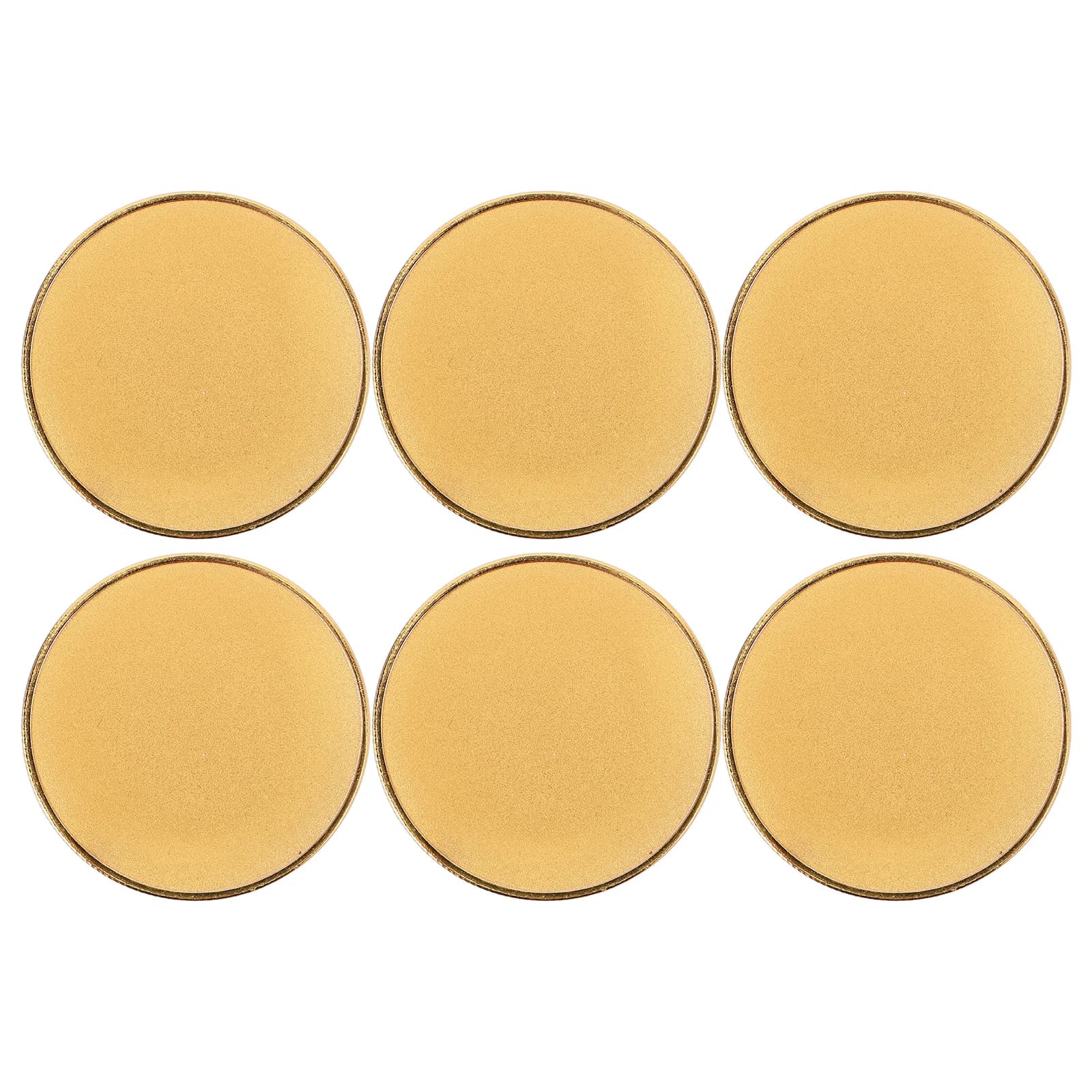 6 pezzi di monete rotonde vuote da 40 mm per incisione in lega per artigianato fai da te, targhe in metallo, incisione laser, monete da sfida, creazione di gioielli