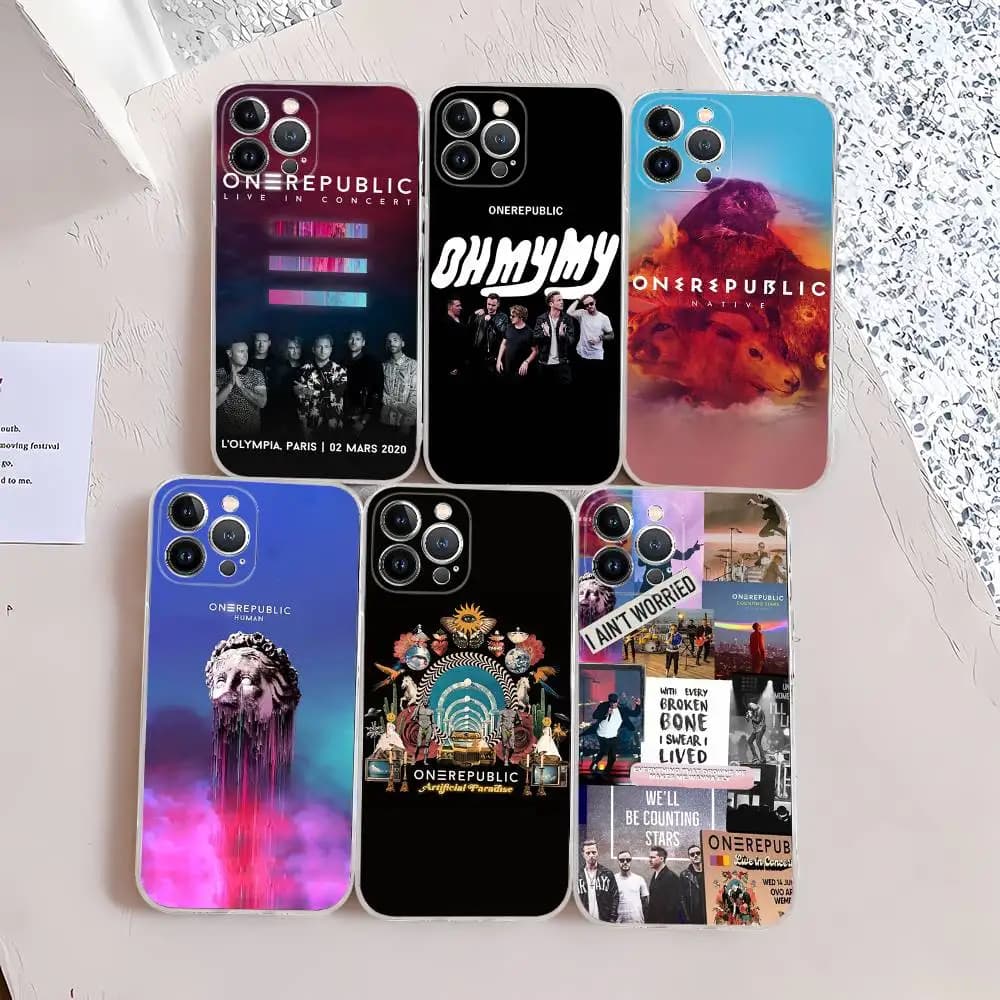 Classic Pop Rock Band O-Onerepublic Phone Case For IPhone 17 16 15 14 13 12 11 Pro Max Plus Soft Cover Personalized DIY