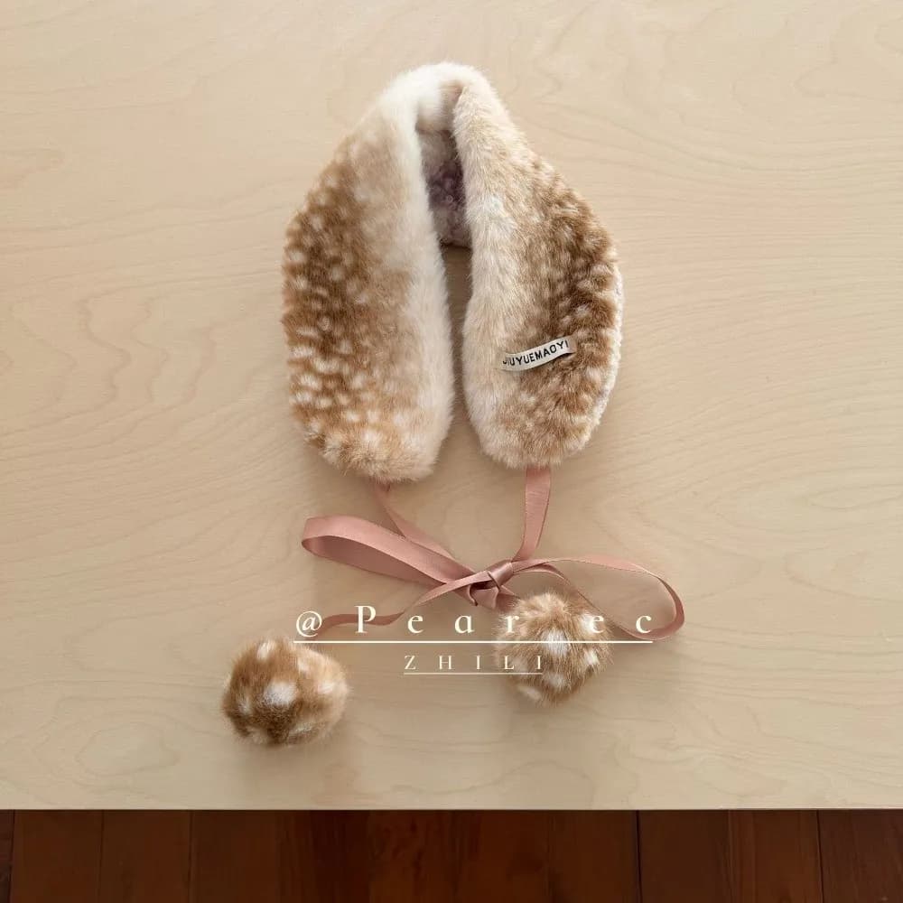 Versatile Keep Warm Winter Hooded Scarfs Neck Protection Furry Women's Scarf breathable Cosy Hat for Women