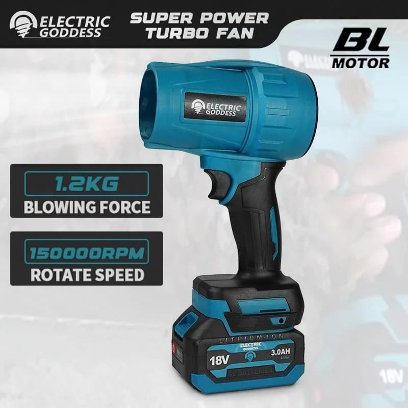 Elettrico Dea 150000RPM Brushless Elettrico Turbo Ventilatore Jet Ventilatore Palmare Foglia Ventilatore di Polvere Che Soffia Per Makita 18V Batteria Spille