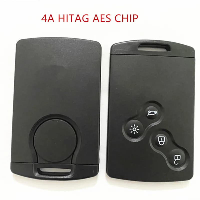 1/2/5 pezzi senza logo Chiave per auto a 4 pulsanti Smart Keyless Card 433 MHz pcf7945 4A Chip per Renault Clio IV clio4 Captur chiave 2009-2017