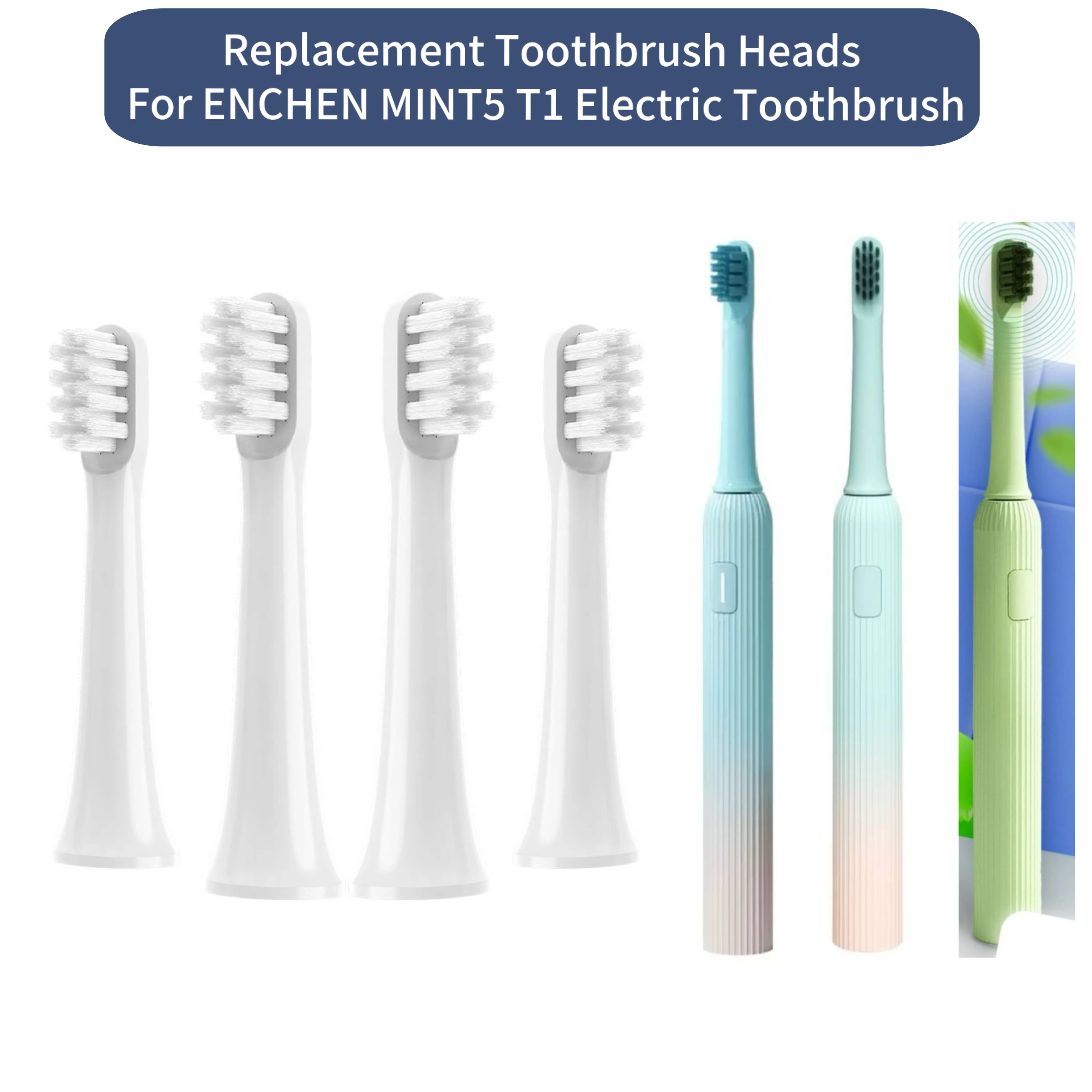 Replacement heads for electric toothbrush ENCHEN MINT5 T1 Accessories for adults