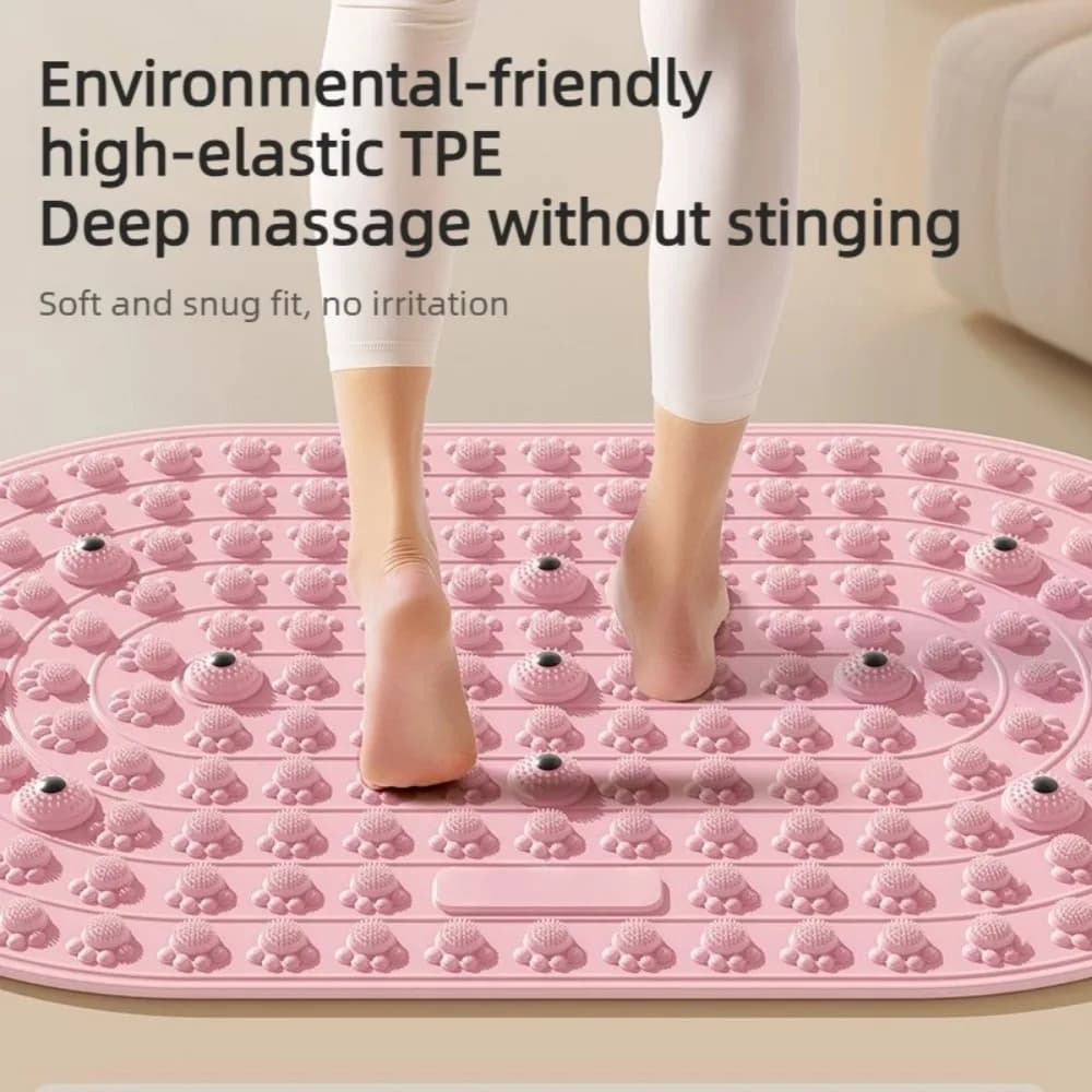 Foot Yoga Massage Acupressure Board Mat Anti Fatigue Walk Stone Acupoint Mat Particle Portable Massage Tool Foot Care Tools