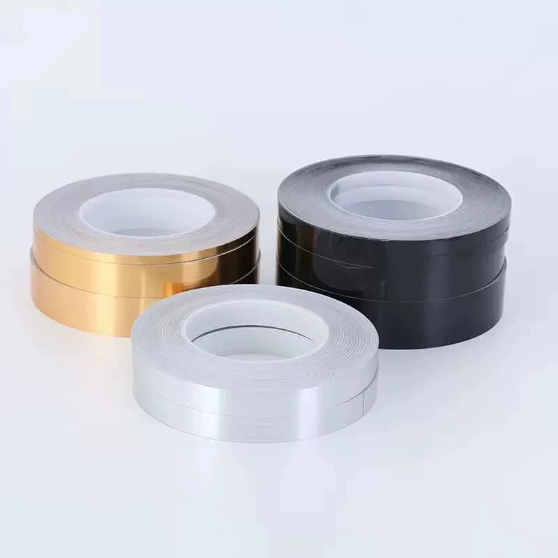 20M Ceramic Tile Mildewproof Gap Tape Decor Gold Silver Black Self Adhesive Wall Tile Floor Tape Sticker Home Decorations