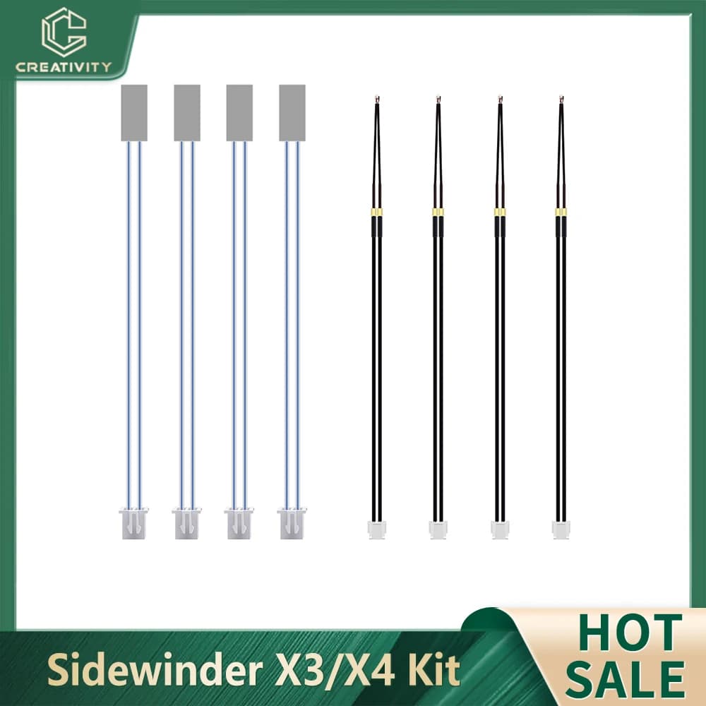 Riscaldatore a Cartuccia in Ceramica con Termistore Sidewinder X3X4, Sensore di Temperatura 300 ℃ Riscaldatore Hotend per stampante 3D