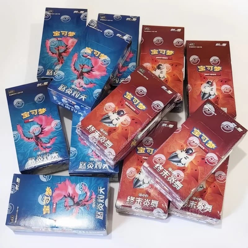 Disponibile - Originale PTCG PKM: Serie Spada e Scudo - Versione Cinese Semplificata - Box Booster - Carte da Collezione - Giocattoli a Sorpresa - Carte