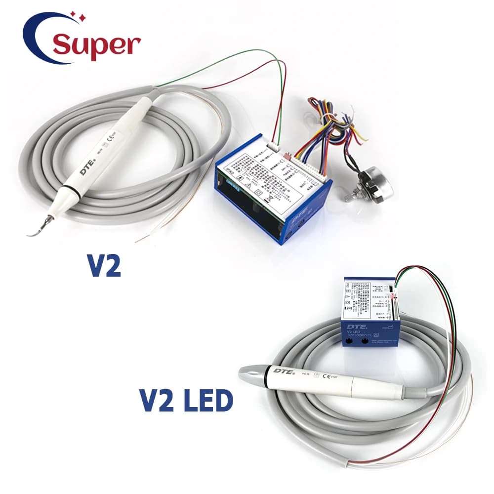 DTE V2 V2LED Dentale Built in Ultrasound Scaler HD-7H HD-7L Handpiece Scaling Tips For Dental Cleansing Tools