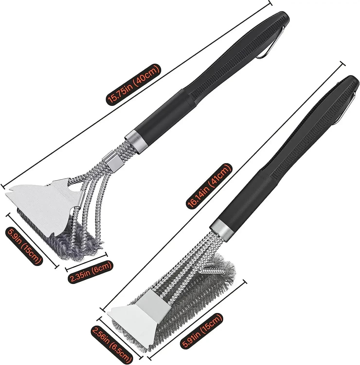 BBQ Facilities Cleaning Brushes Grill BBQ Tool Stainless Steel Sheets Kitchen Brushes for Grilled Powerful Non-sticks