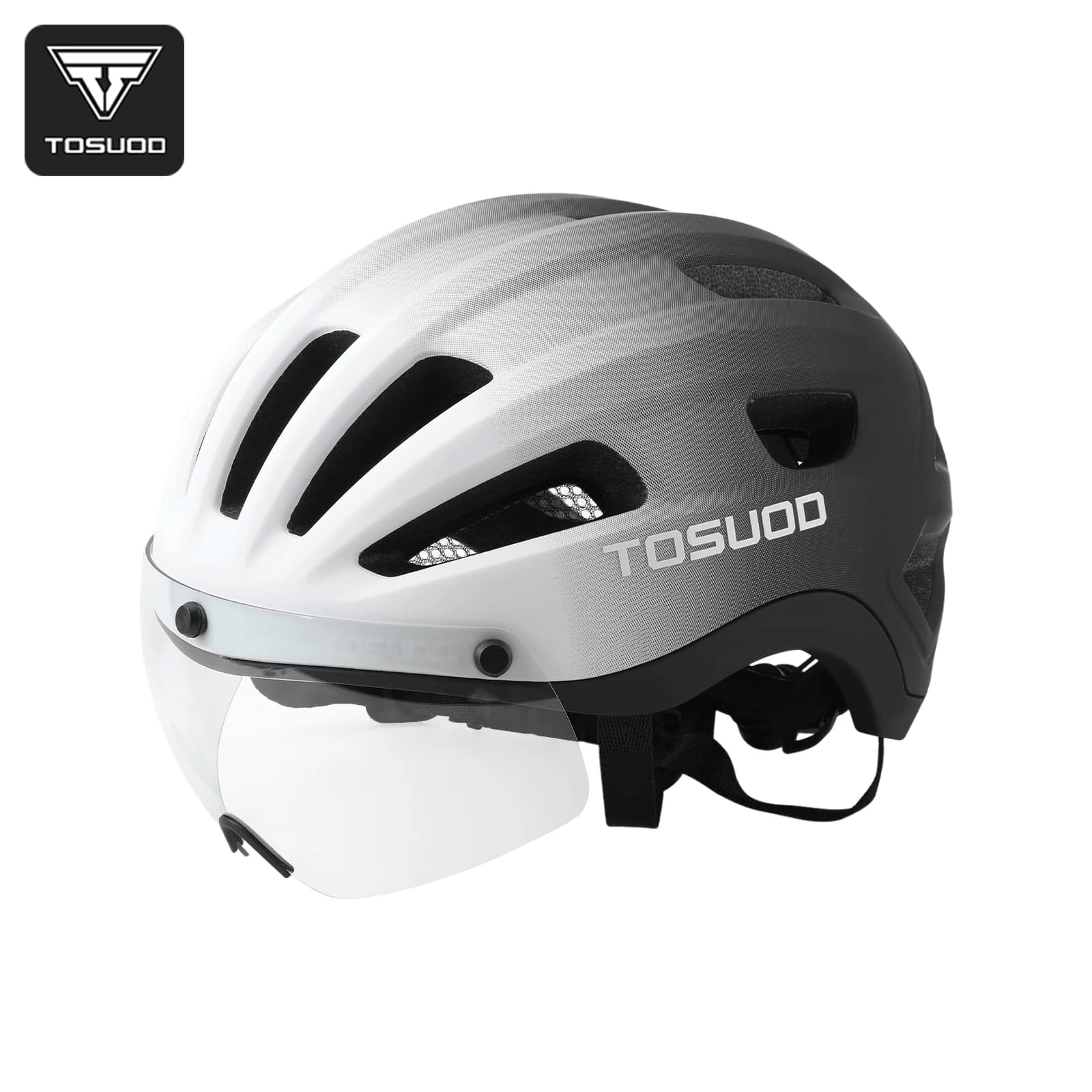 TOSUOD Cycling Helmet Ultralight Mountain Bike Helmets Cycling Safety Helmets With Goggles Cycling Accessories