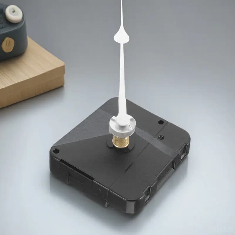 Set di 1 meccanismo per orologio a movimento inverso, kit professionale di ricambio per orologi da parete, alimentato a batteria, per progetti fai-da-te