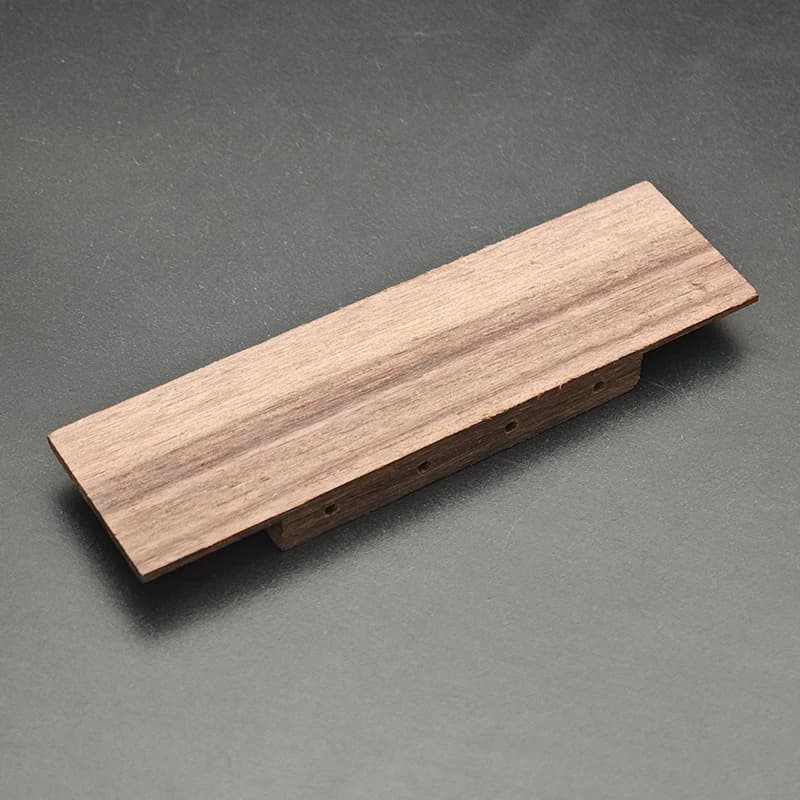 Ponte in palissandro per ukulele a 4 corde, ponte scanalato 90x25.5MM-53, ricambi per ukulele