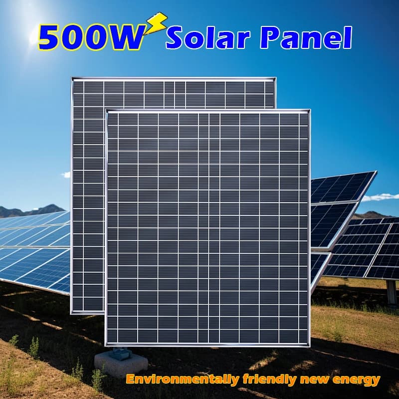 Pannello solare da 500 W Sistema fotovoltaico domestico da 12 V con controller Celle solari ad alta efficienza per veicoli da campeggio e navi