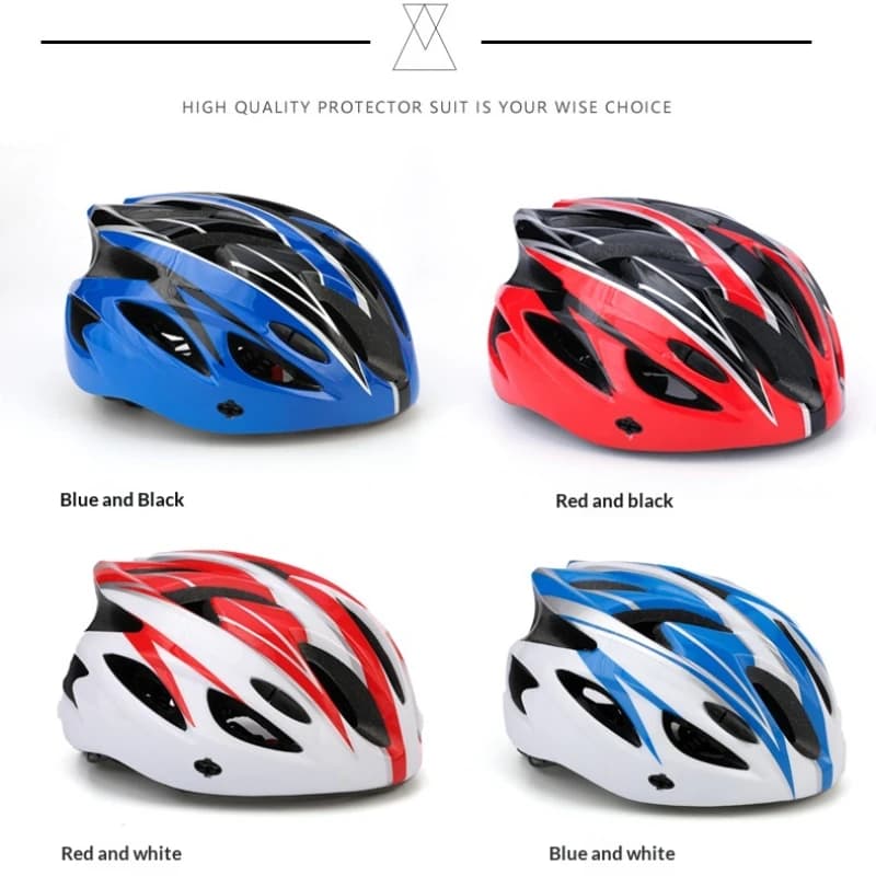 PMT Integrated Molding Cycling Helmet, Lightweight Breathable Bicycle Helmet, Safety MTB Road Bike Helmet with Adjustable Size