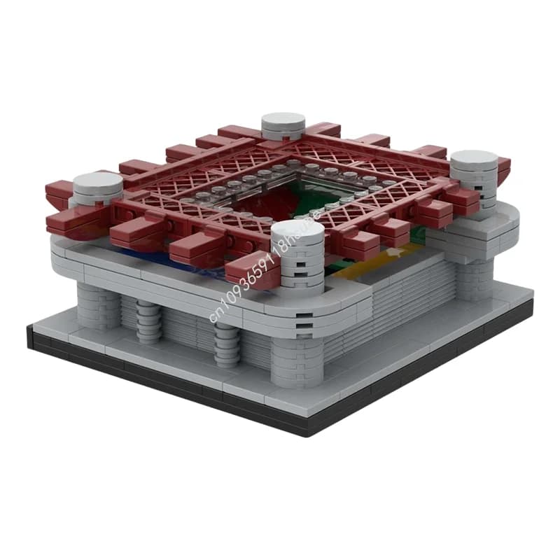 384 Pezzi MOC Stadio San Siro di Milano, Modello Architettonico Skyline, Blocchi da Costruzione, Regalo di Natale Educativo per Bambini