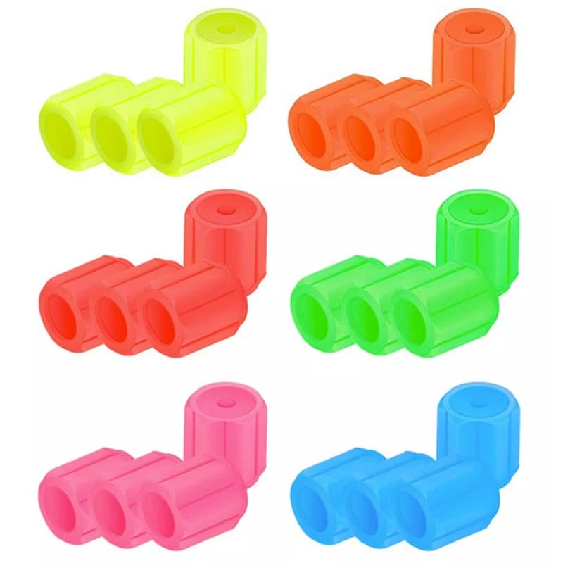 Glow In Dark Valve Stem Air Dust Rim Motor Bike Wheel Styling Car Motorbike Valve 4 Pieces