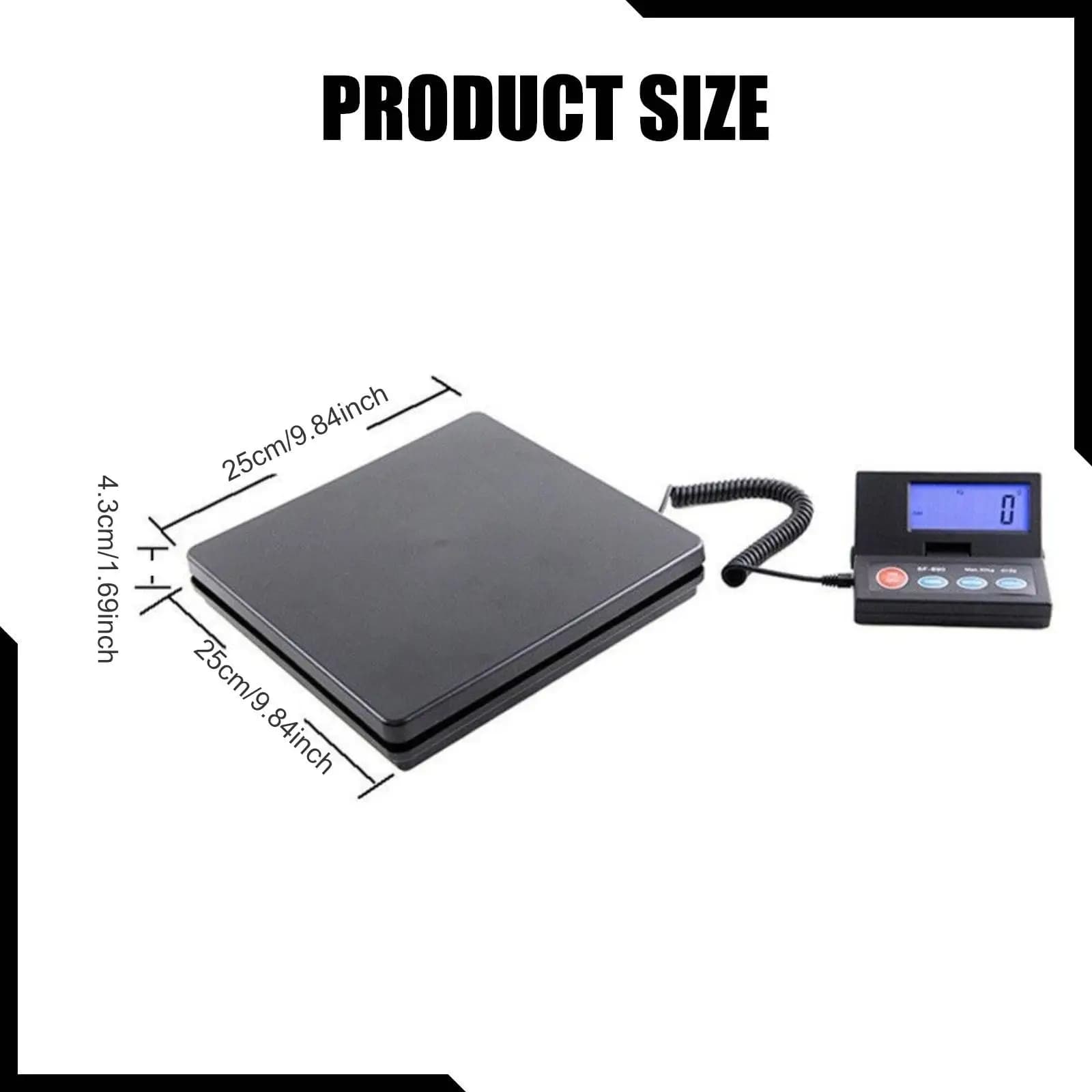 Digital Postal Scale Parcel Weighing Scale for Household Post Office Luggage