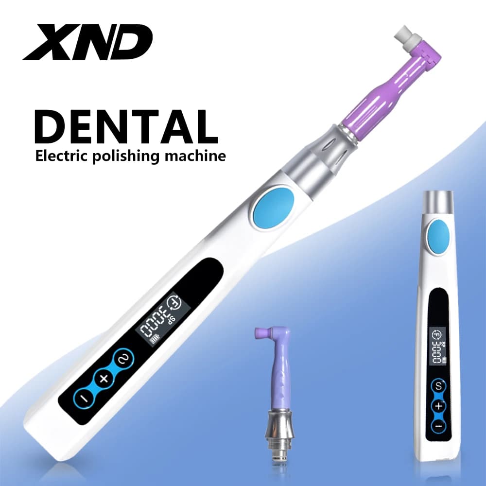 XND Dental Teeth Surface Wireless Polishing Electric Motor With Prophy Angle Removable Head Rechargeable Polishing Machine