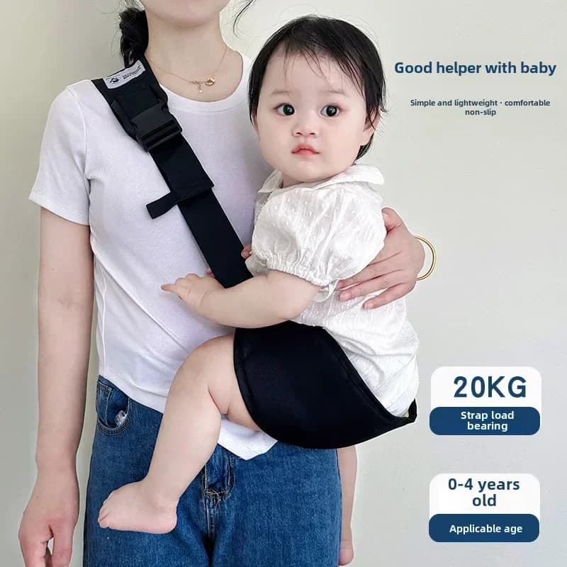 Marsupio portatile per sgabelli in vita per bambini Supporto ergonomico per abbracciare la parte anteriore posteriore per bambini e neonati Comodo per i genitori