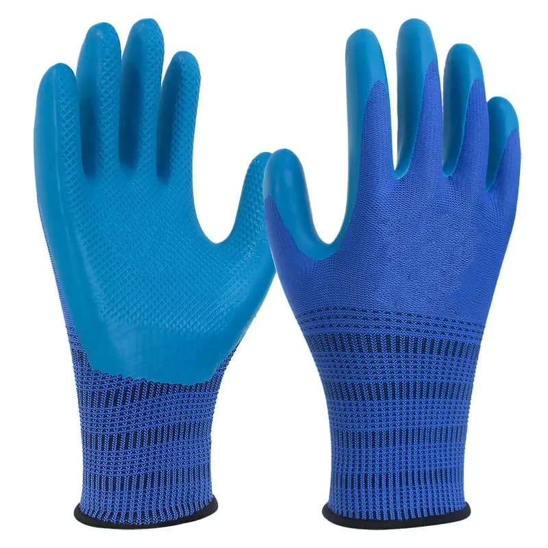 Guanti da lavoro Super Grip da 1/ paio Guanti da giardino resistenti all'usura impermeabili antiscivolo rivestiti in gomma per la riparazione del giardino