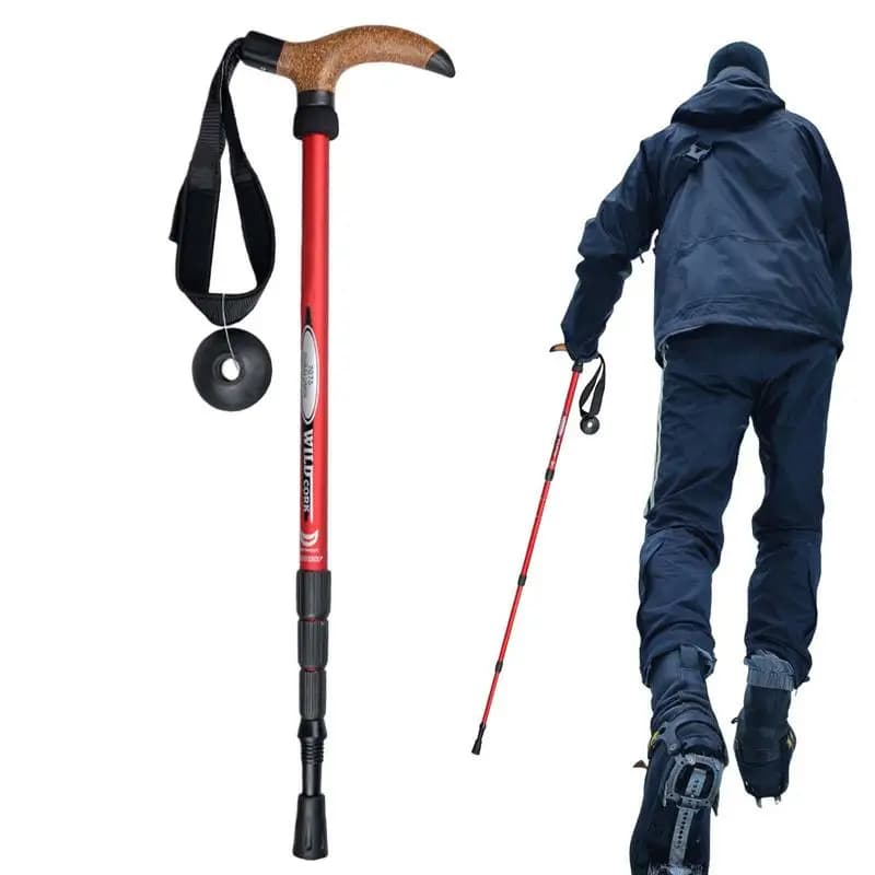 Trekking poles Hiking poles for walking Retractable outdoor survival equipment for mountaineering backpack Climbing in the mountains