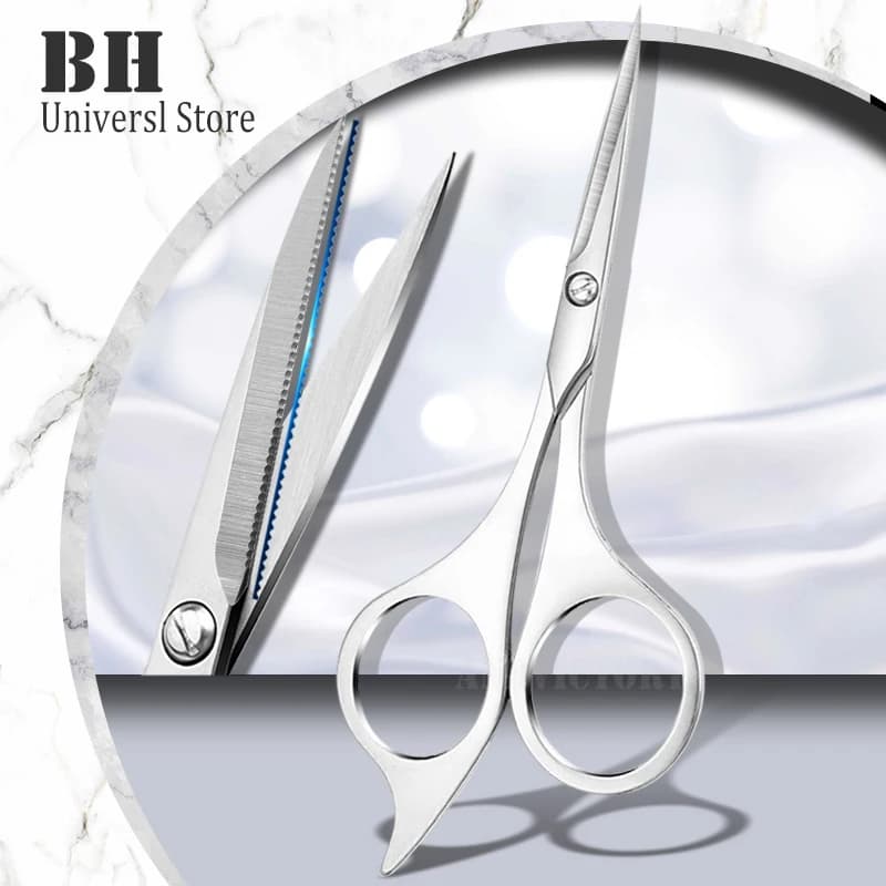 Face Hair scissors Stainless Steel Eyebrow Brown Eyelashes Hair scissors Multipurpose Kit for Beauty Cutting Hair