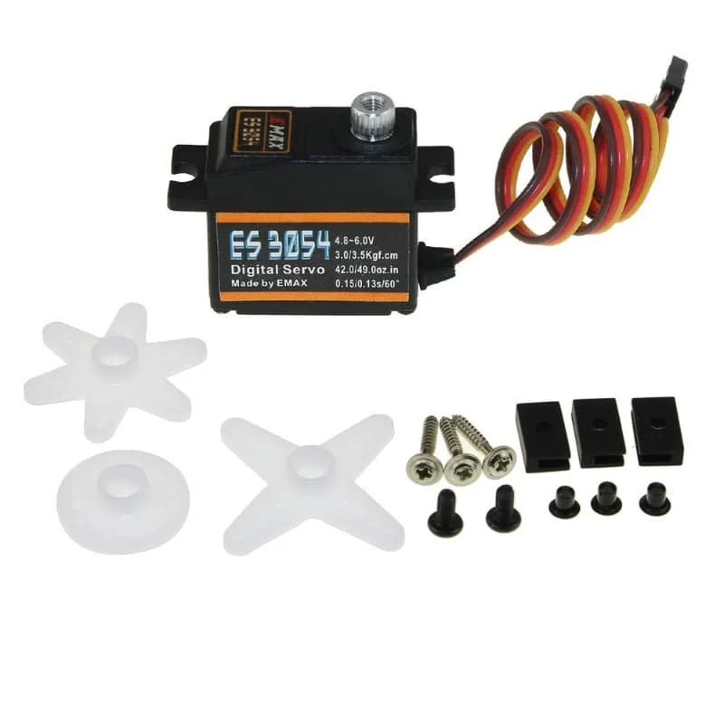 ES3054 17g 3.5kg 0.13sec 23T Metal Gear Servo digitale per aggiornamento aereo RC ES3154